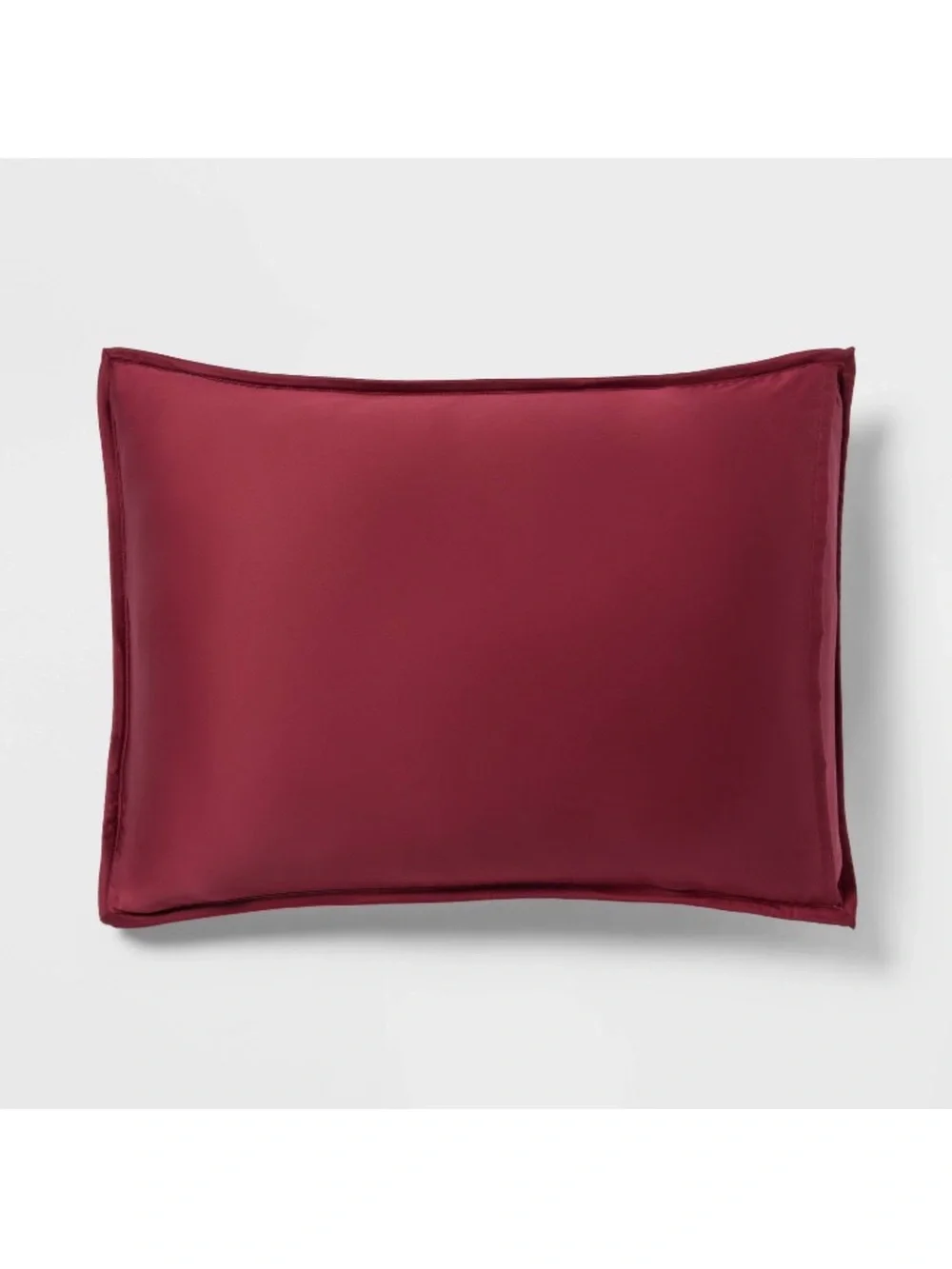 Threshold F/Q TencelComforter & Sham Set - Wine Red
